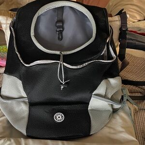 Animal Carrier Backpack Flat Bottom Breathe able mesh material Dog Cat Carrier